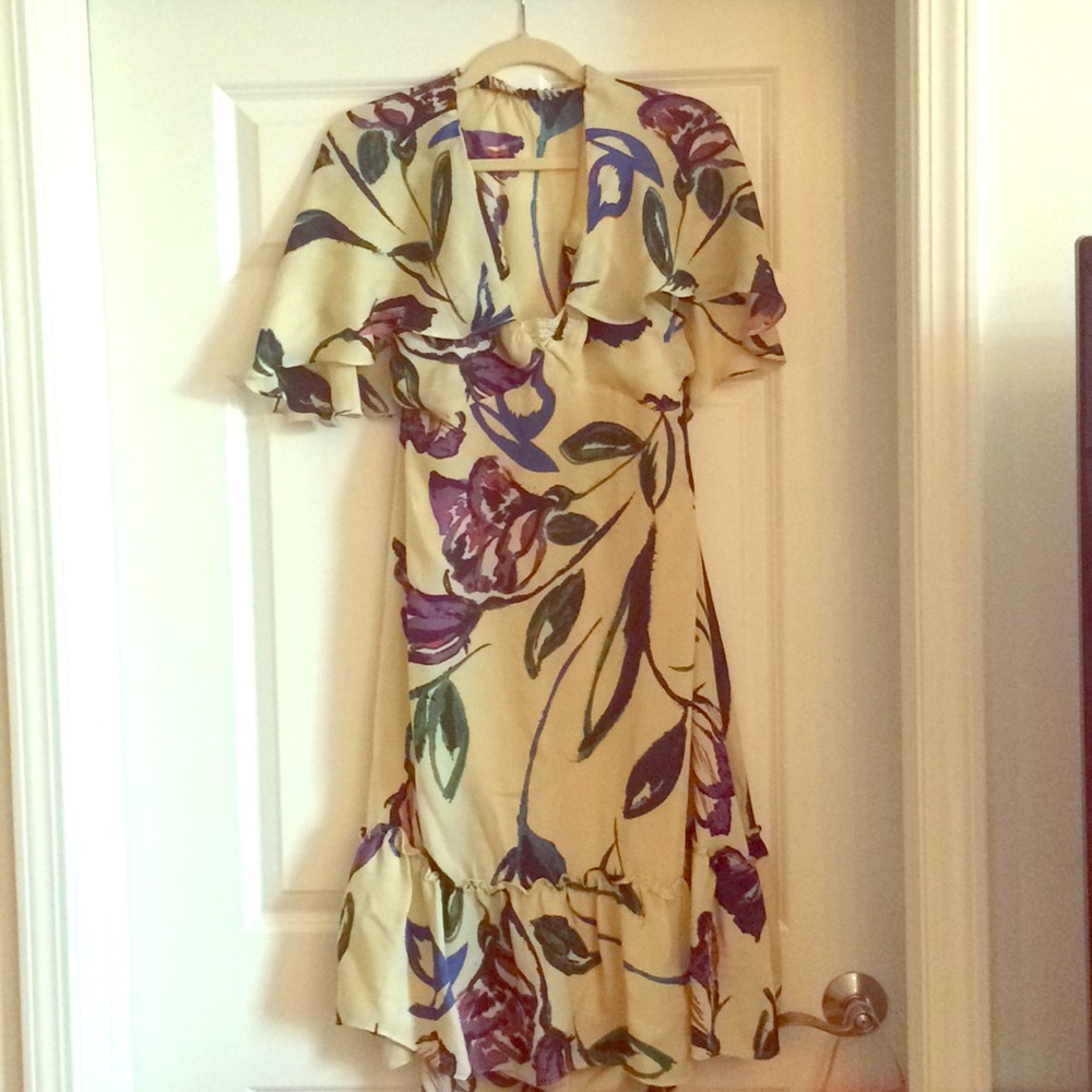 Anthropologie silk dress
